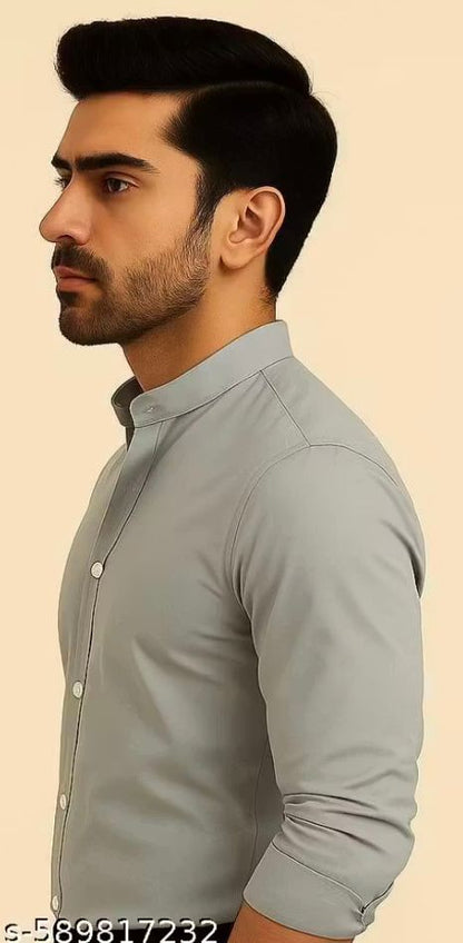 MACWEAR Men's Full-Sleeve Cotton Formal Shirt – Regular Fit | Plus Size | Office, Party, Casual & Wedding Wear