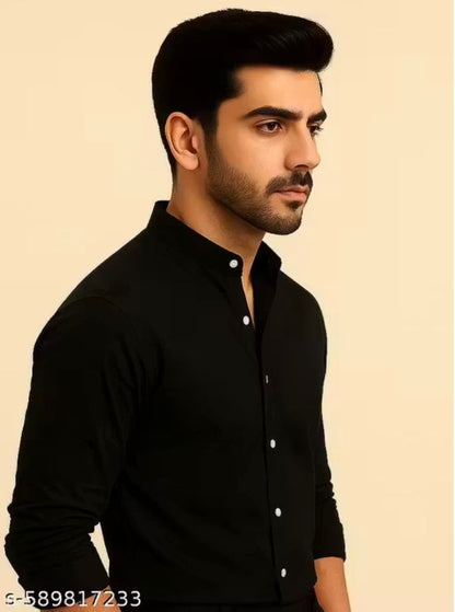 MACWEAR Men's Full-Sleeve Cotton Formal Shirt – Regular Fit | Plus Size | Office, Party, Casual & Wedding Wear