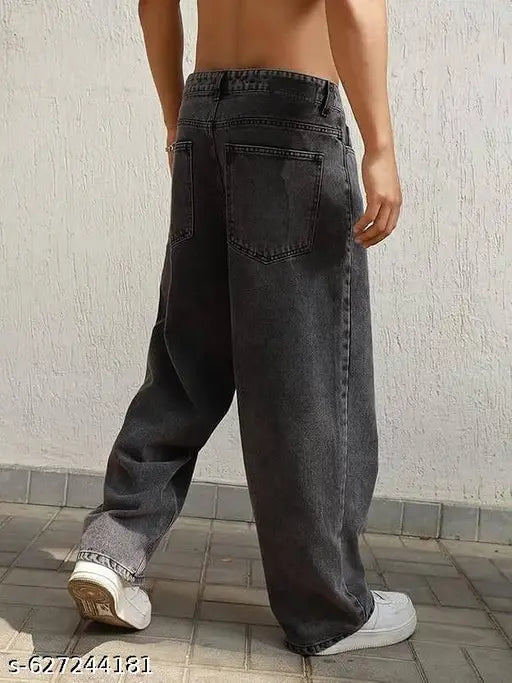 Women’s Trendy Wide-Leg Dark Denim