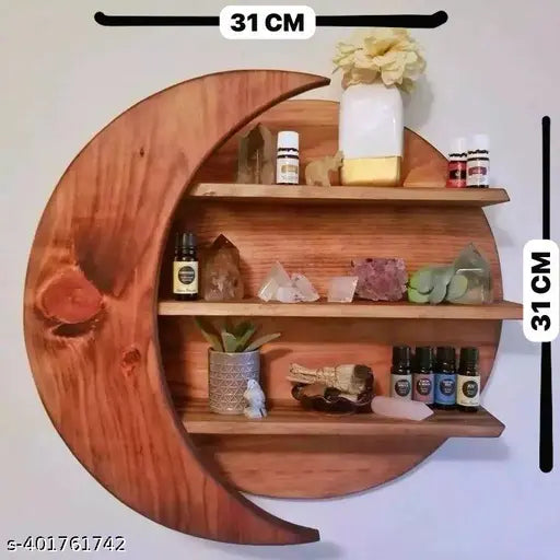 ARTIHC CRAFTS Wall decor & hangings Moon shelf HOME AND OFFICE FOR DECOR AND FANCY DESINGER
