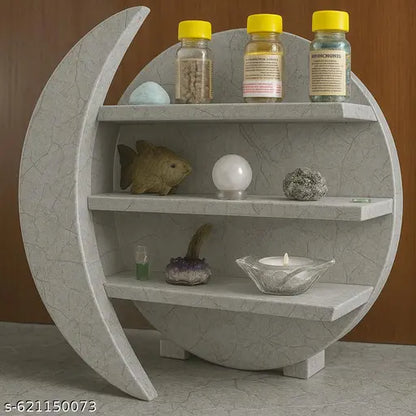 ARTIHC CRAFTS Wall decor & hangings Moon shelf HOME AND OFFICE FOR DECOR AND FANCY DESINGER
