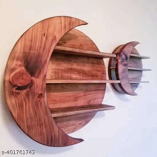 ARTIHC CRAFTS Wall decor & hangings Moon shelf HOME AND OFFICE FOR DECOR AND FANCY DESINGER
