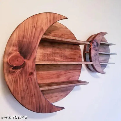 ARTIHC CRAFTS Wall decor & hangings Moon shelf HOME AND OFFICE FOR DECOR AND FANCY DESINGER