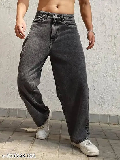 Women’s Trendy Wide-Leg Dark Denim