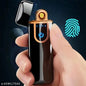 Wappler Classic Flameless Touch lighter With Rechargeable Battery | Metal Slim Touch Lighter | Lighter For Mens | Lighter For Gift | Slim Lighter